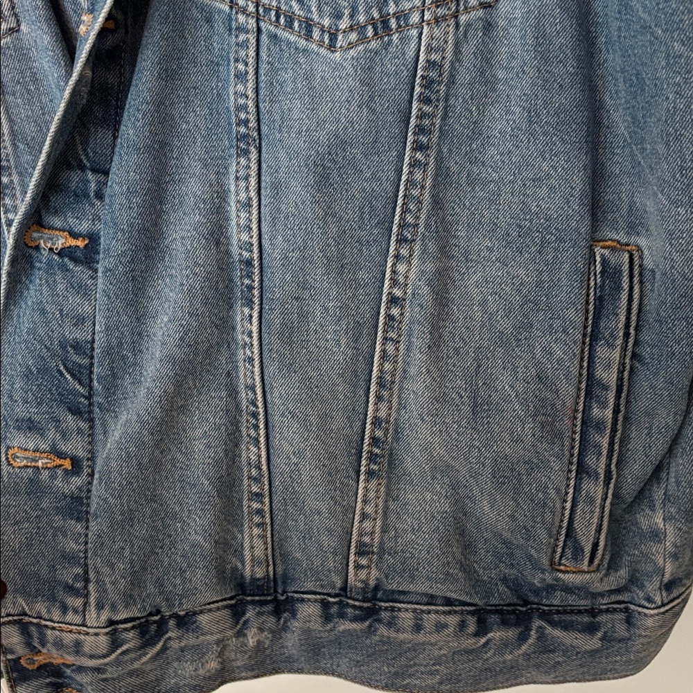 Distressed Denim Jacket - Picture 3 of 3